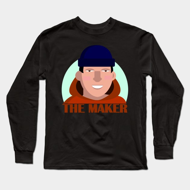 The Maker Long Sleeve T-Shirt by RusaTheMaker